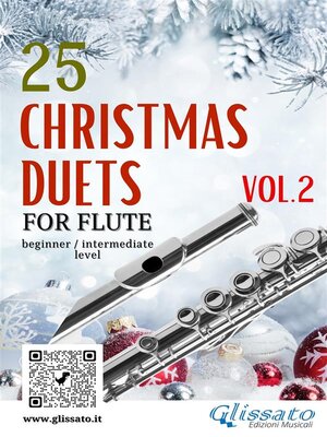 cover image of 25 Christmas Duets for Flute--VOL.2